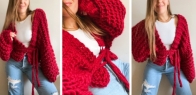 Merry Bright Cardigan by Bethany Byman - HappyLoveCo