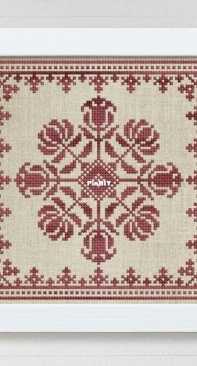 Modern Folk Embroidery - MFE015 - Biedermeier Bouquet