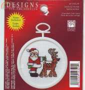 Janlynn 11432-29 - Santa and Friend - Designs for the Needle