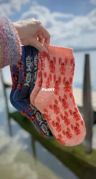 Fisherfolk's Fancy Sock Set - Charlotte Stone - Stone Knits - Russian translated