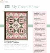 Colette Boring-My Green Home-Free Quilting Pattern