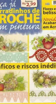 Barradinhos de Crochê com Pintura - Portuguese