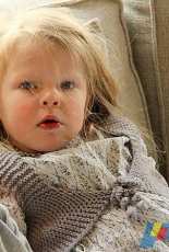 Little Garter Gerkin Shrug by Gina Jones-Free