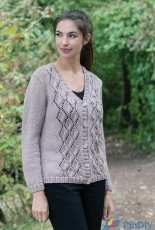 Ellie Cardigan by Cheryl Beckerich Cascade Yarns free
