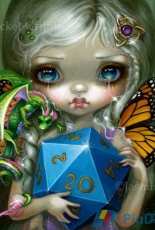 HAED HAEJBGMINI Mini 20 Sided Diced Fairy by Jasmine Becket-Griffith