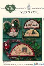 The Needl Love Company L13-DS - Deer Santa