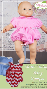 Ellie Inspired - Laura Johnson - Mini Vintage Baby Doll Romper