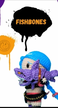 Maxine Crochet - Juhh Maxtine - Fishbones - Portuguese