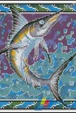Heritage Stitchcrafts PUBM752 Blue Marlin by Peter Underhill
