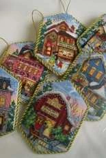 Dimensions 08785 Christmas Village Ornaments
