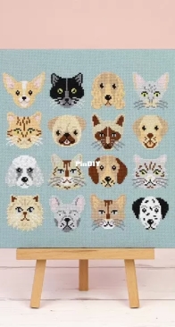 Caterpillar Cross Stitch - Paws and Pals
