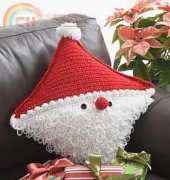 Bernat - christmas santa pillow