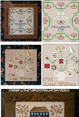 Little House Needleworks LHN Lear Wilson 1785 Samplings PCS + XSD