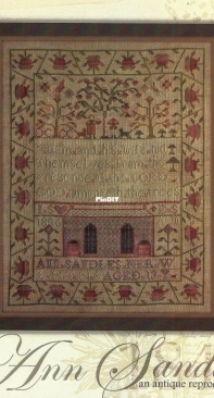 With thy Needle & Thread WTNT CS63 - Ann Sandles Sampler 1846 PCS