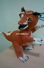 Amigurumi Artist - Gudrun Kulich - Phantasie T- Rex Baby Russian - Translated