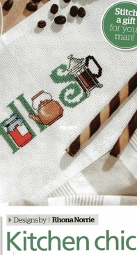 Kitchen Chic ABC by Rhona Norrie from The World of Cross Stitching TWOCS 159 PCS + XSD