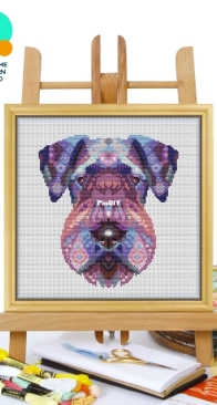 Awesome Pattern Studio - CS2395 - Mandala Cesky Terrier XSD