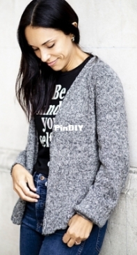 Straw Cardigan by Joji Locatelli