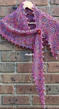 May Cheang Designs - May Cheang - Lacy Boba Shawlette