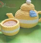 Amber Jolly - A Jolly Teapot with Cup-Free Pattern