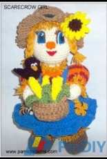 Pams Patterns - Pam McClung - Scarecrow Girl