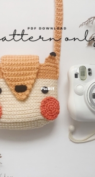 Meemanan - The Fox Crochet Polaroid Case