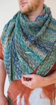 Stony Stream Shawl by Stephen West