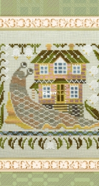 OwlForest Embroidery Snail Houses Lilies of the Valley  XSD + PCS