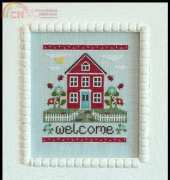 Country Cottage Needleworks-Chart 85-Welcome Home
