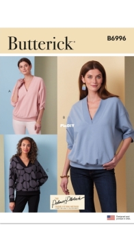 Butterick - B6996 - Misses Knit Tops - Sizes 18-26