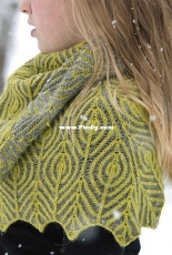 Peacocks Pride Shawl - Raina Kruus