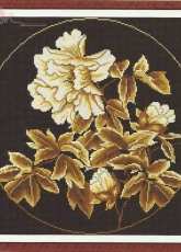 Gold Flowers From Galeria Broderia - 04-2015