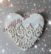 Chalk and lace heart