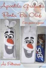 As Feltreiras - Porta bis Olaf / Olaf Biscuit Bag - Portuguese - Free