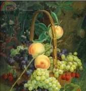 Golden Kite 2775 - Basket with Grapes and Cherries (small)