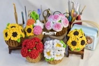 Lan Tran - Flower Basket Car Hangers  - English
