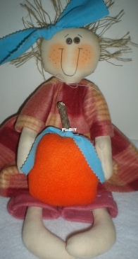 Muñeca con calabaza