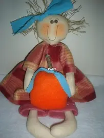Muñeca con calabaza