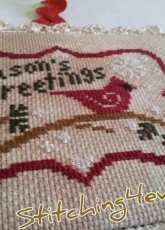 Little house needleworks ornament "season Greeting