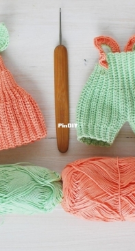 Handi Hats Design - Lollipop Dolls - Katushka Morozova - Doll clothes for 15-18 cm(Lola and Louise)