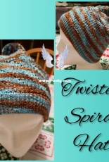 Twisted Spiral Beanie by Michelle Rynsai-Free