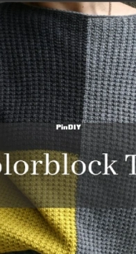 Colorblock Trio sweater by Barbier Nadezhda - Russian