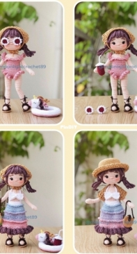 Moonlight Crochet - MoonlightCrochet89 - Nguyet Vu Thi / Nguyệt Vũ Thị - Nelly Doll