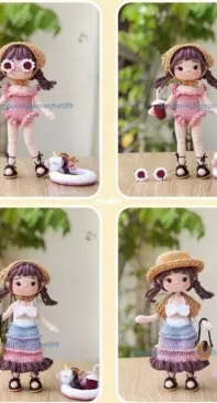 Moonlight Crochet - MoonlightCrochet89 - Nguyet Vu Thi / Nguyệt Vũ Thị - Nelly Doll