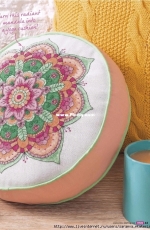 Calm Colors Mandala by Tiny Modernist from Cross Stitch Crazy 225 XSD