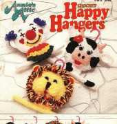 Annies Attic 87H14 Crochet Happy Hangers by Cynthia Harris