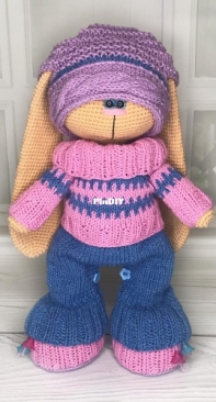 Gala Toys Shop - Galina Ptashkina - Winter Knit Costume English Dutch And Spanish