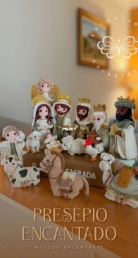 Encantarte Croche - Edna Paulino de Alcantara - Mini Presépio Encantado. 2025 New Humans - Portuguese