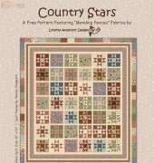 Lynette Anderson-Country Stars Quilt-Free Pattern