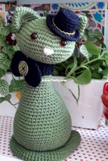 Green cat